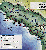 Карта абхазии