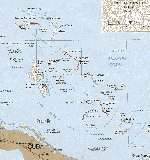 Карта багамских островов