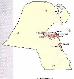 карта кувейта