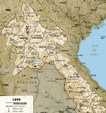 Карта лаоса