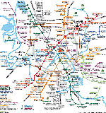 карта метро москвы на английском языке