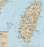 Карта Тайваня